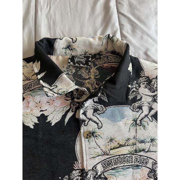 Rebel Vengeance All Over Print Cherubims Oasis Non Duco Dico Jacket Size Large - Picture 3 of 12